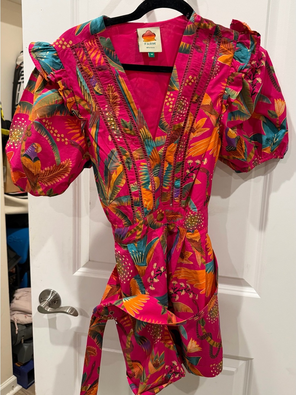 Farm Rio Macaw Romper NWOT - Picture 6 of 7